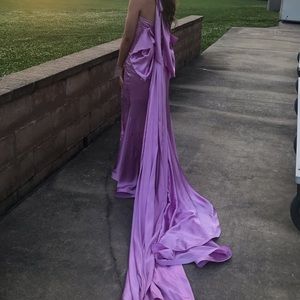 Purple formal dress